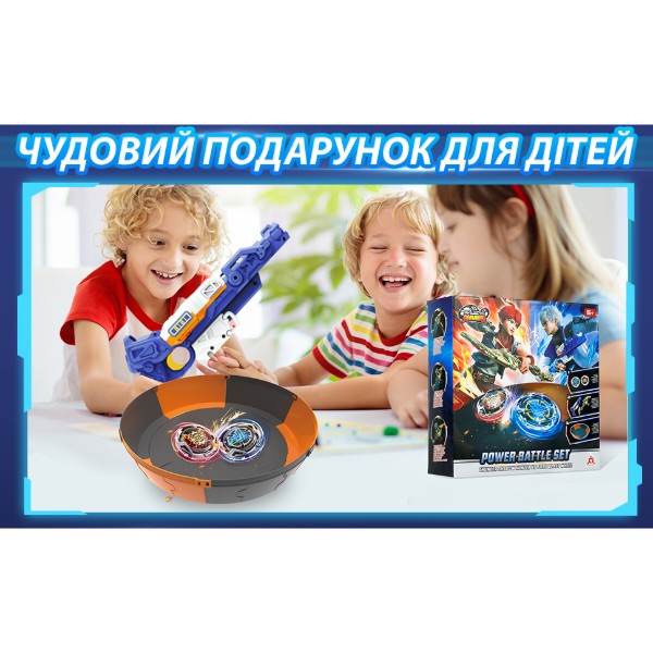 Фото - Набір дзиг Infinity Nado VII Power Battle Set Thunder Shadow Hunter vs Fiery Blast Wheel (EU664180)